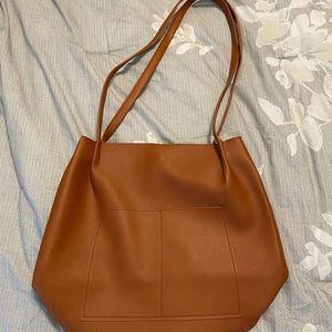 Rust shoulder purse